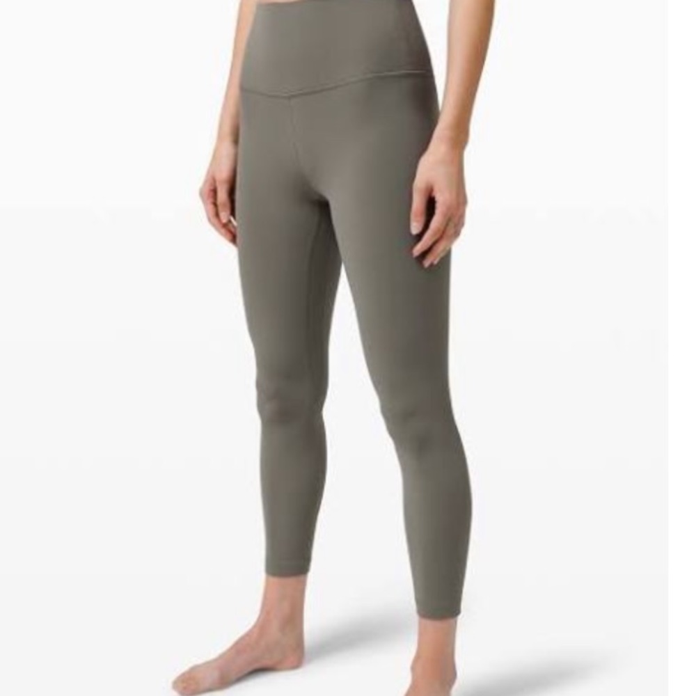 Lululemon Align high rise 25” in Grey Sage